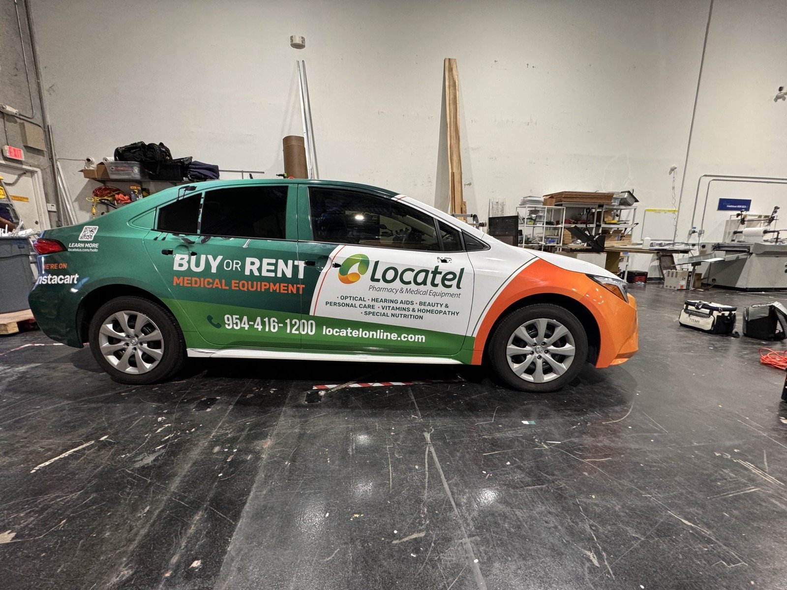 3D Acrylic Lobby Sign Miami